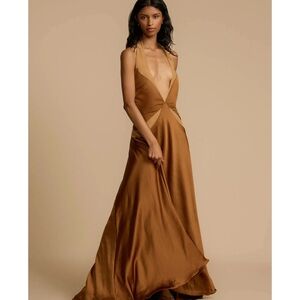 Never Worn Devora Dress in Toffee